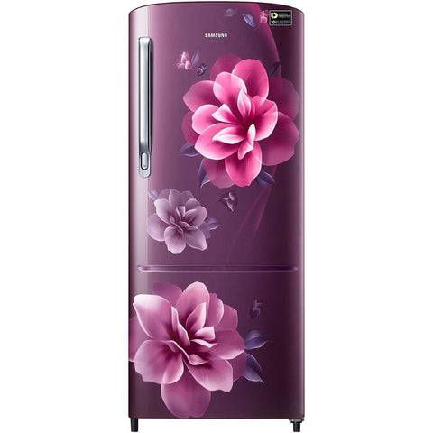 Samsung ,RR24C2723CR, 223 Ltrs Direct Cool Single Door Refrigerator, Camellia Purple Buy at only ₹19999
