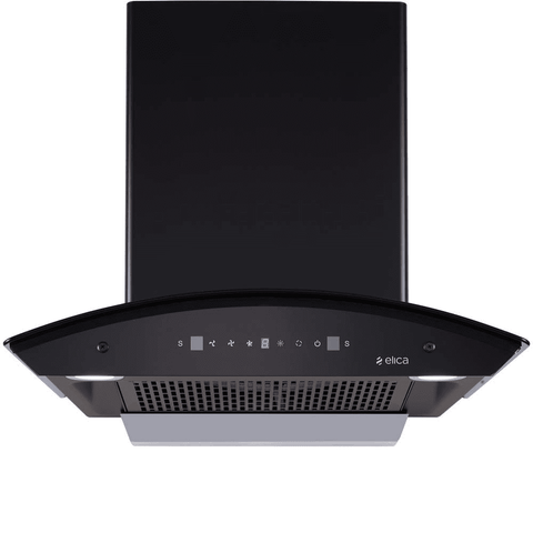 Elica FLCG LTW 600 HAC MS NERO, 60 cm 1200 m3/hr Filterless Auto clean Kitchen Chimney (Black) Buy at only ₹18599