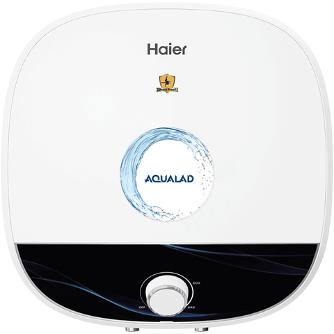 Haier 10 Ltrs Storage 5 Star Wall Mounting Water Heater Geyser (ES10V-AQUALAD BLACK) Buy only at ₹8599