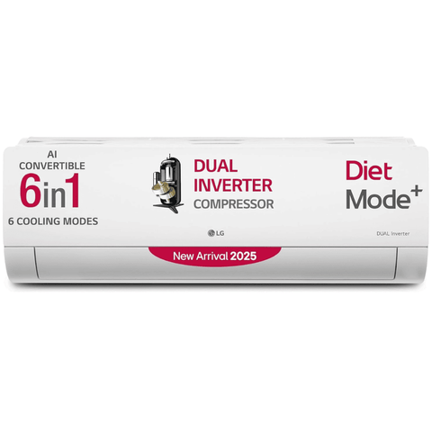 LG 2.0 Ton 3 Star DUAL Inverter Split Air Conditioner (US-Q24SNXE, 6-in-1 AI Convertible) Buy only at ₹49999