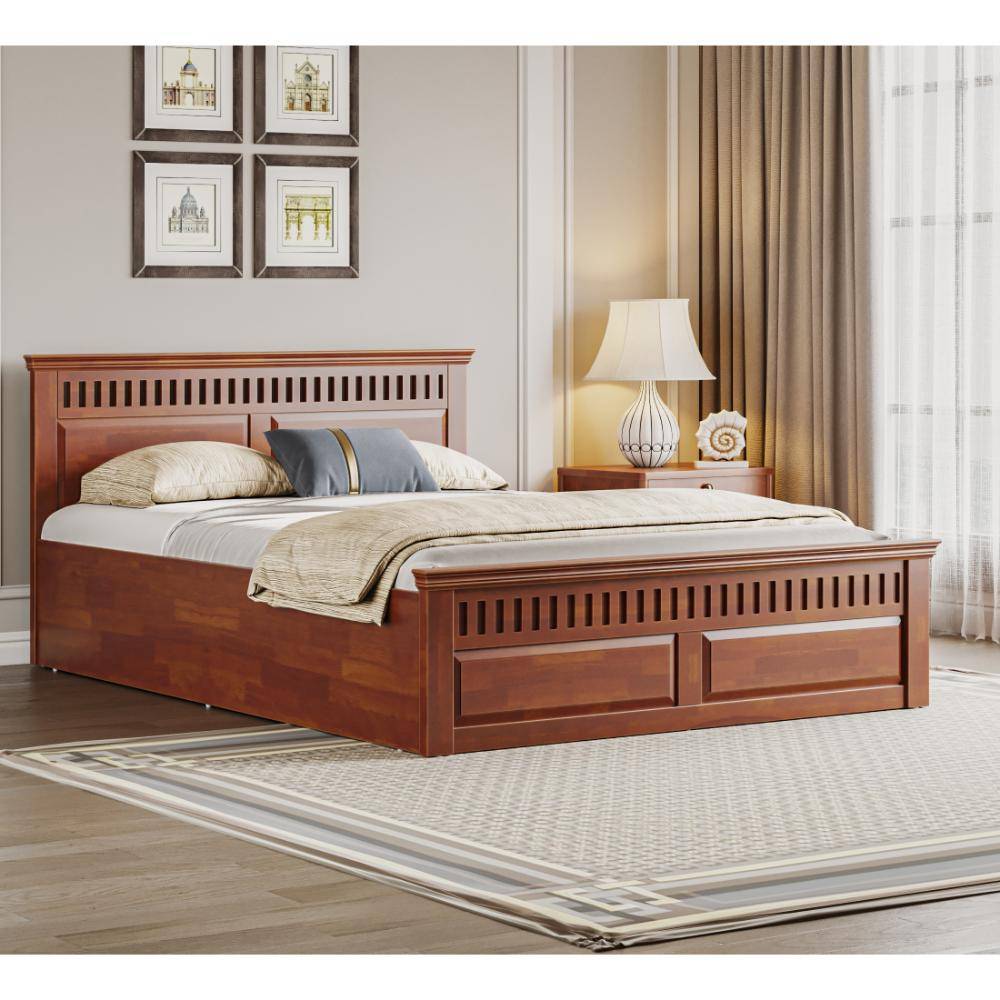 Pegasi Queen Solid wood bed with storage (78x60 inch)
