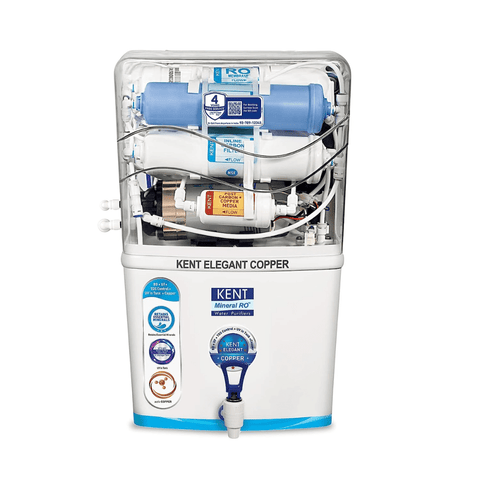 Kent Elegant Copper, 8 Ltrs RO+UF + Copper + TDS Control Wall Mountable Water Purifier, White Buy at only ₹16399