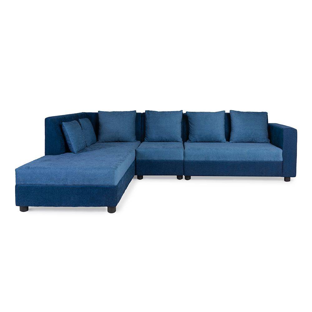 Skiver L Shape 6 Seater Sofa Set (3 Seater + Left Aligned Chaise)