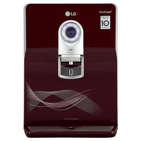 LG WW184EPC, 8 Litres RO+UV  Multi Stage RO Filtration Water Purifier, Maroon+printed Buy only at ₹27999