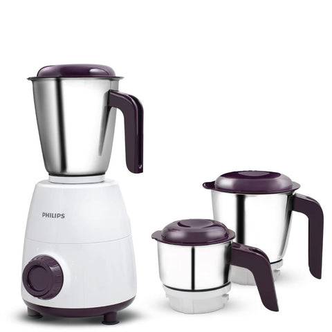 Philips MG HL7505, 500 Watt 3 Jars Mixer Grinder (Black & White) Buy at only ₹2999