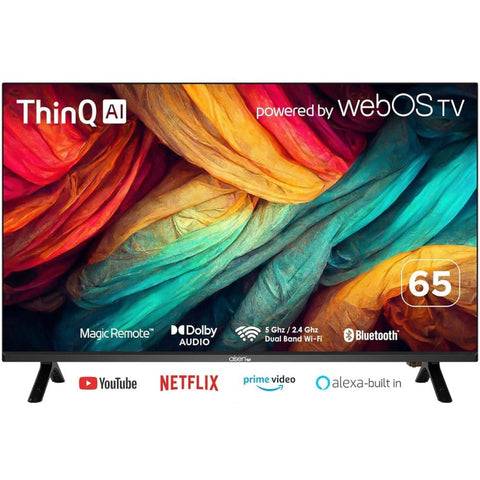Aisen A65UDS982, 65 Inches 4K Ultra HD WebOS Smart LED TV Black Buy only at ₹49199