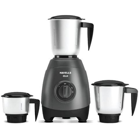 Havells MG ZELLO, 750 Watt 3 Jars Mixer Grinder (Black) Buy at only ₹4145