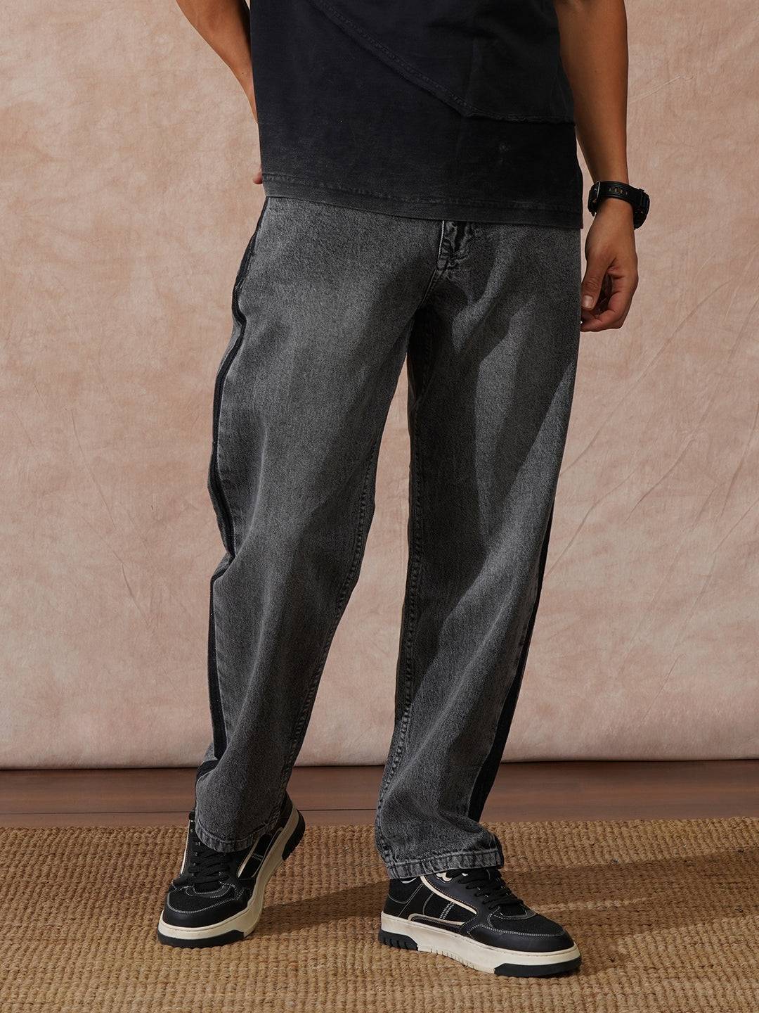 Casual Loose Fit Jeans | Grey