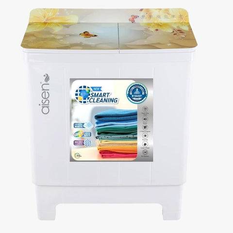 Aisen 8.5 Kg 5 Star Semi-Automatic Top Load Washing machine (A85SWT802,White) Buy only at ₹10999