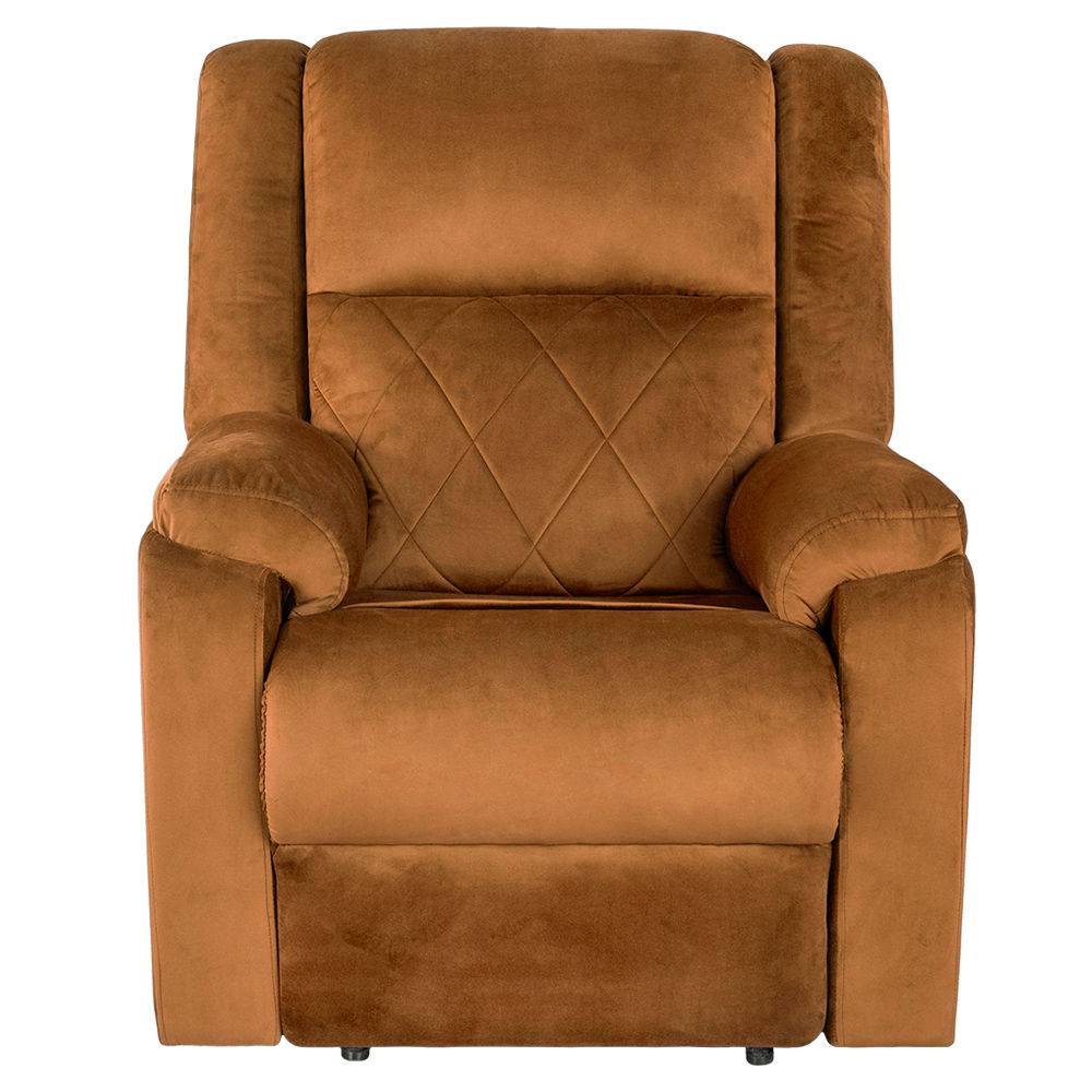 Empress Recliner - 1 Seater - Velvet Amber