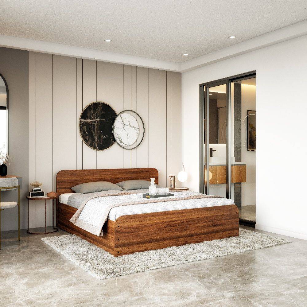 Astra Engineered Wood Bed With Storage (78x72 inch)