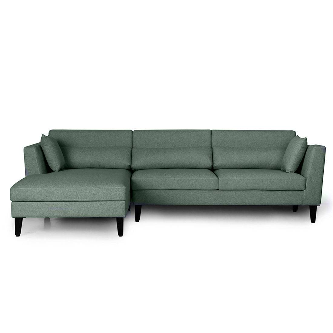SnoozePro L Shape Sofa Set (3 Seater + Left Aligned Chaise) Omega Green