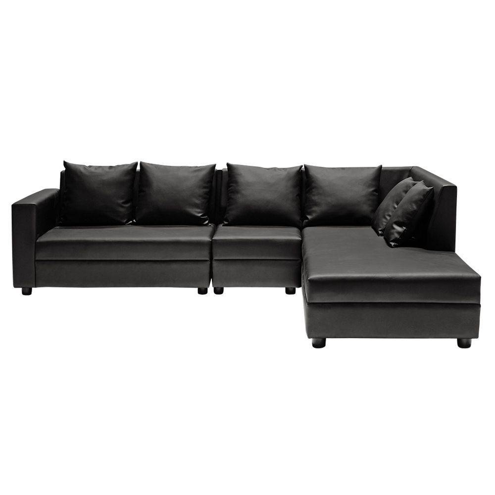 Skiver L Shape Sofa Set (3 Seater + Right Aligned Chaise)