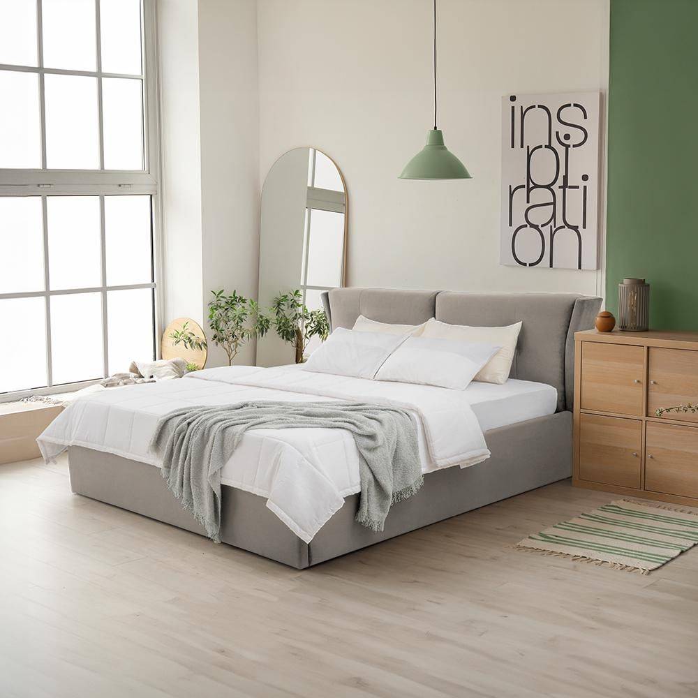 Kepler King SizeUpholstered Bed (78x72 inch)