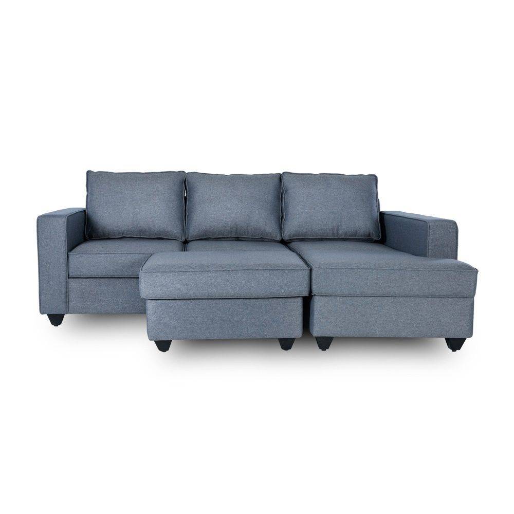Napper L Shape Sofa Set (2 Seater + Right Aligned Chaise) with Ottoman