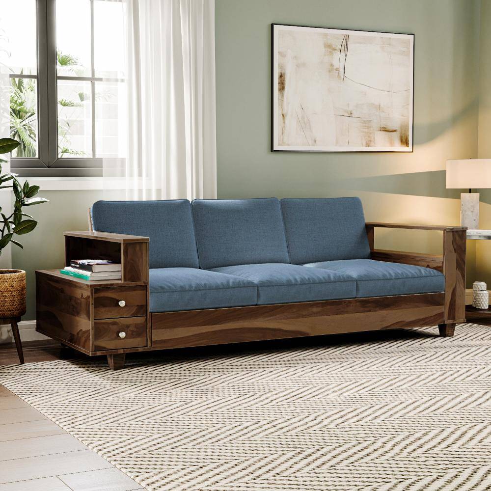 Manila Sheesham Wood Sofa - Three Seater