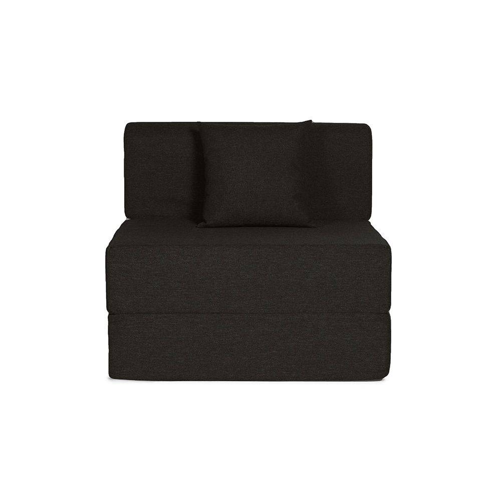 Flipper Sofa cum Bed - One Seater, Omega Choco Brown