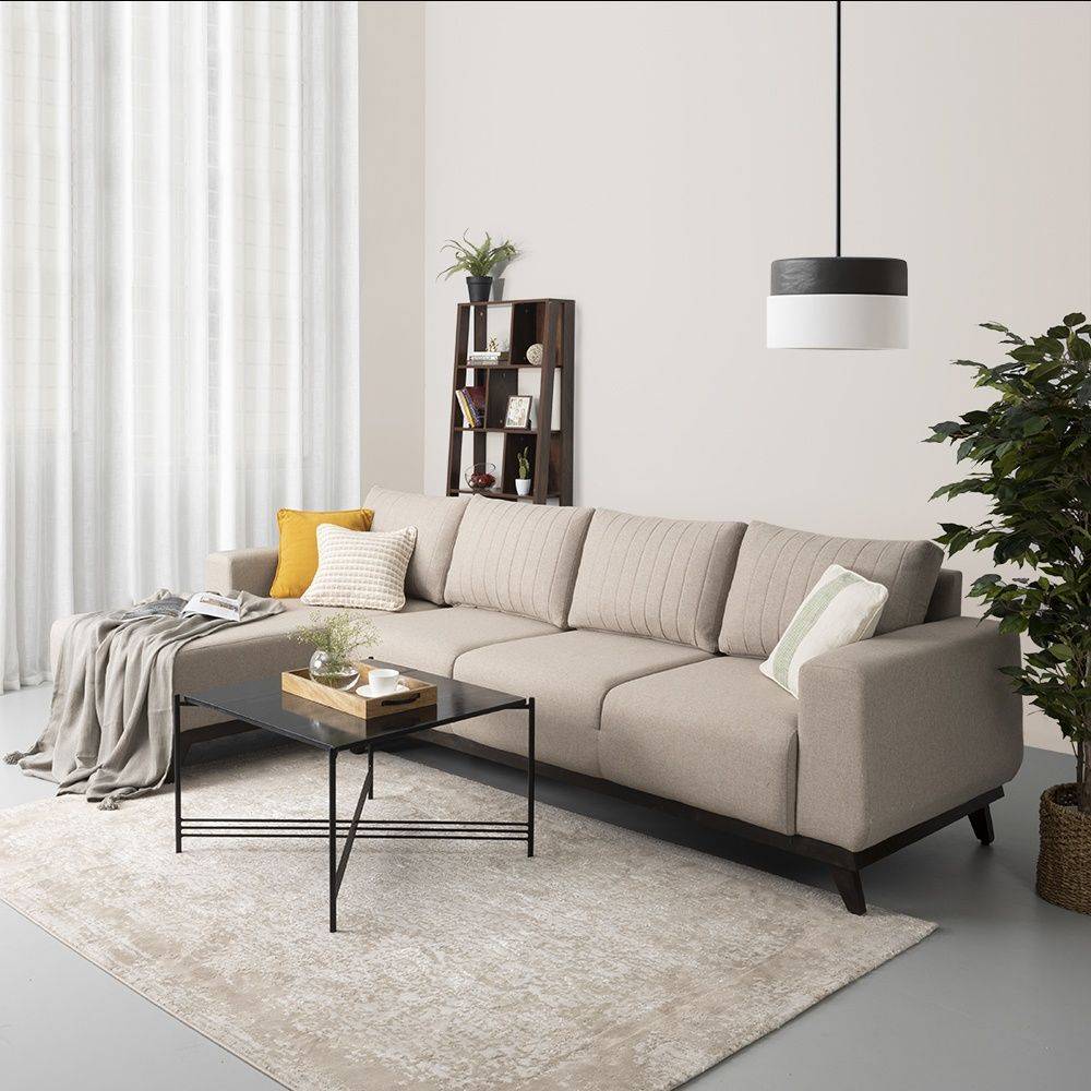 Barcelona L Shape Sofa Set (3 Seater + Left Aligned Chaise)