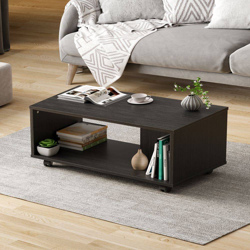 Leonis Coffee Table - Wenge Color, Engineered Wood
