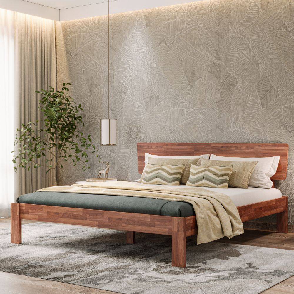 Ara King Teak Bed Without Storage (78x72 inch)
