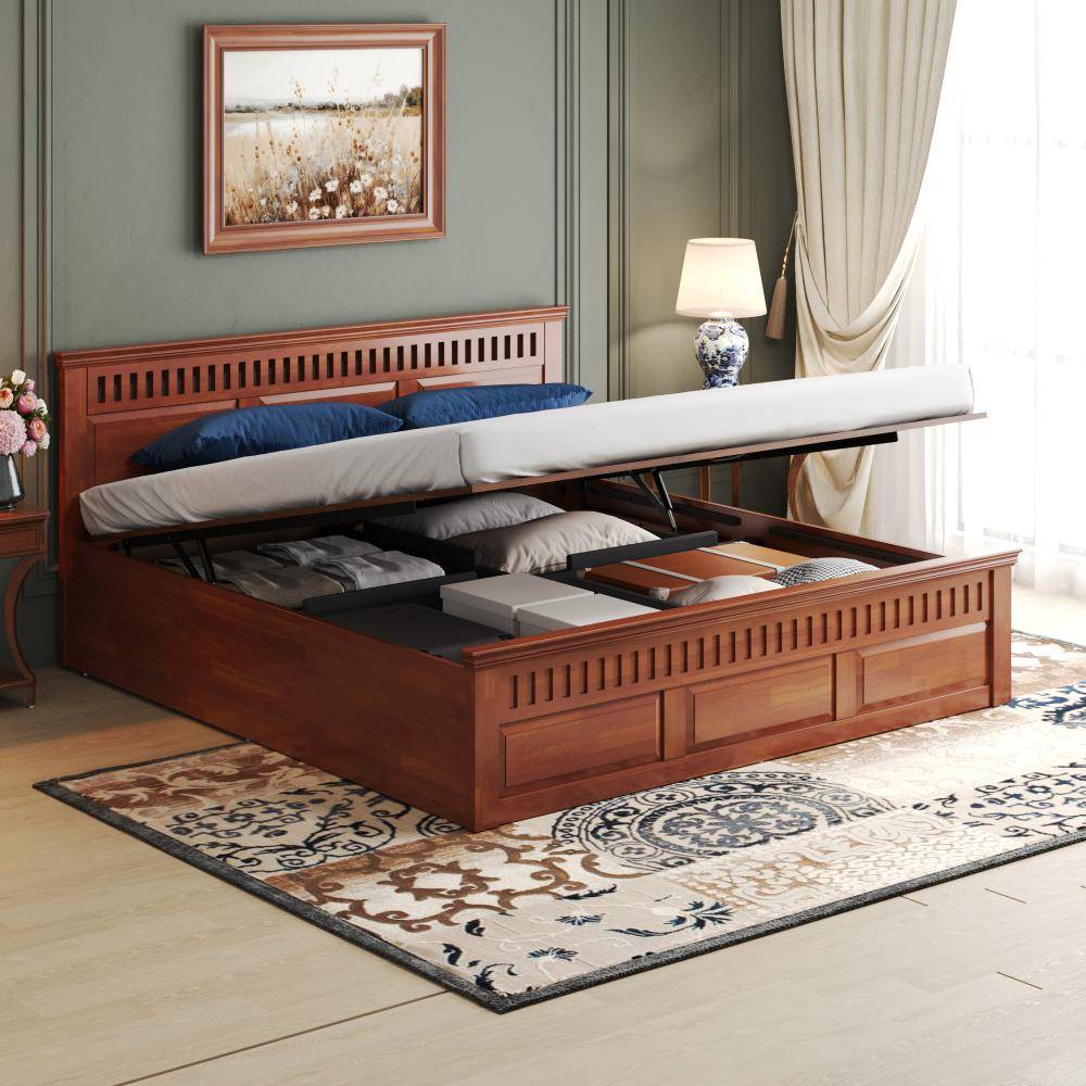 Pegasi King Hydraulic Storage Bed (78x72 inch)