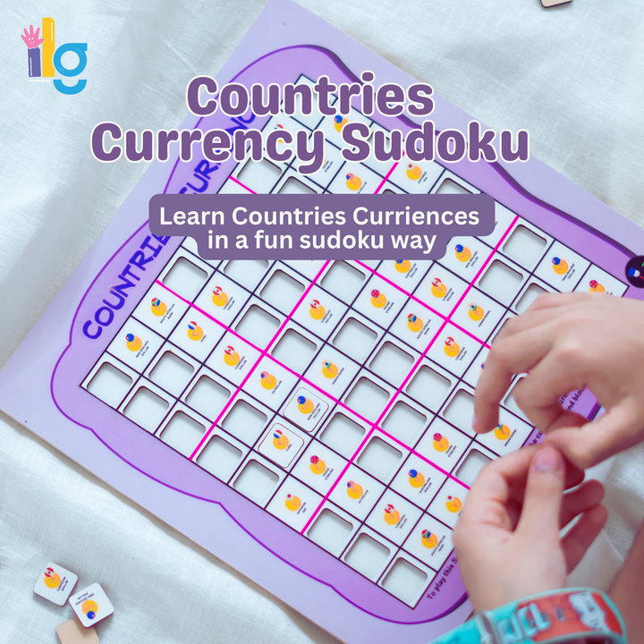Wooden Sudoku Brain Game for Smart Minds: Country Currency Buy @ ₹439