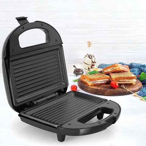 Glen 3024BGRILL, 750 Watts Electric Sandwich Maker, Grill and Toast with Non Stick Coating Plates (Black) Buy only at ₹1488