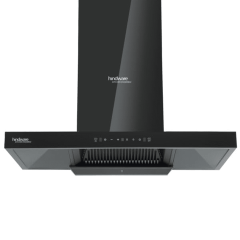 Hindware ALICIA+ HMS BLK, 75cm 1350 m3/hr Auto Clean Wall Mounted Chimney (Black) Buy only at ₹40990
