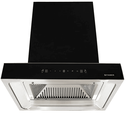 Faber HOOD JUPITER PLUS HC SC BK, 60 cm 1500 m3/hr Auto clean Wall Mounted Kitchen Chimney (Black) Buy at only ₹20999