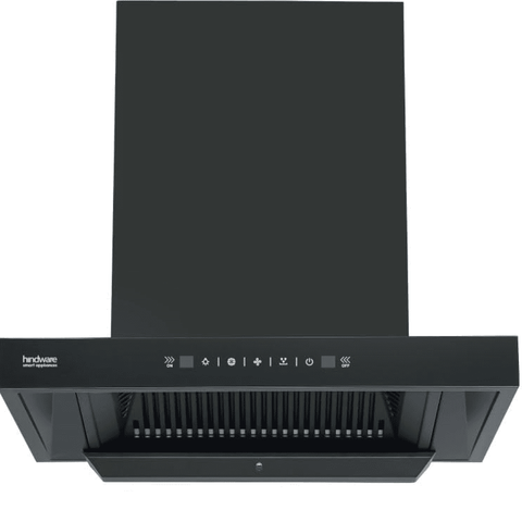 Hindware ALICIA NEO, 60 cm 1350 m3/hr Heat Auto Clean Wall Mounted Chimney, Motion Sensor with Filterless Technology (Black) Buy at only ₹21899