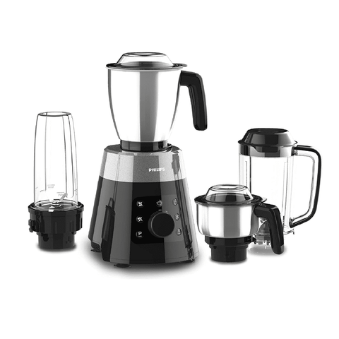Philips HL7777/00 750 Watt Mixer Grinder 4 Jars (Metallic,Silver Black) Buy at only ₹13399