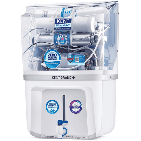 Kent Grand+, 9 Ltrs Storage RO + UF + TDS Control + UV LED Tank Water Purifier, White Buy at only ₹17699