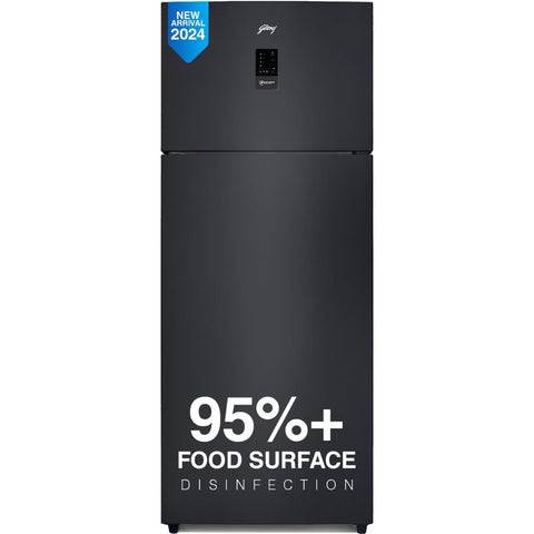 Godrej 472 Ltrs 2 Star Inverter Frost Free Double Door Refrigerator (RT EONREGALIS 517B RCI MT BK, Matt Black) Buy at only ₹45999