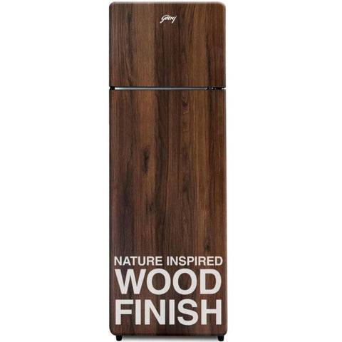 Godrej 272 Ltrs 2 Star Inverter Frost Free Double Door Refrigerator (RT EONVOGUE 310B RI, Walnut Wood) Buy only at ₹30499