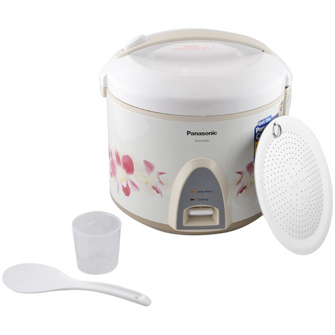 Panasonic SR-KA18AR, 1.8 Liters Rice Automatic Jar Cooker (White) Buy at only ₹4699