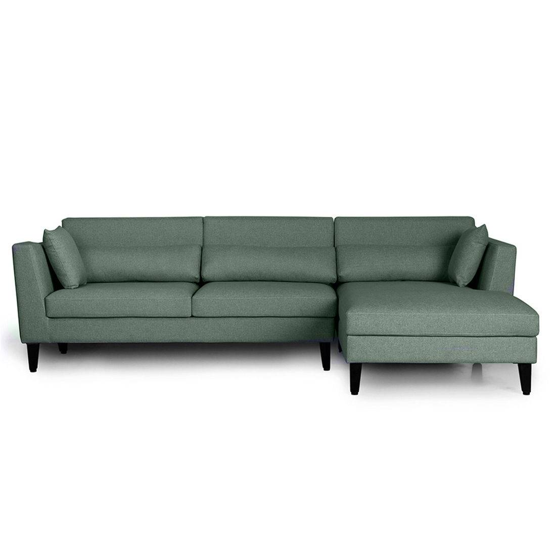 SnoozePro L Shape Sofa Set (3 Seater + Right Aligned Chaise) Omega Green