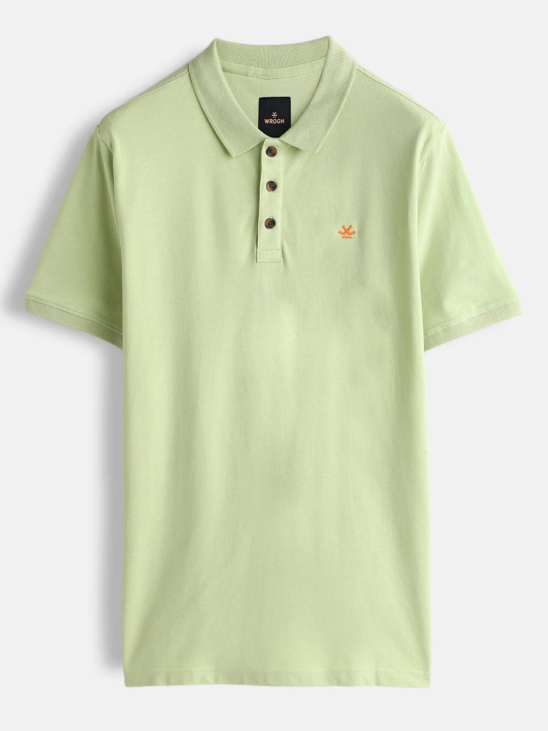 Solid Power Stretch Polo | Green