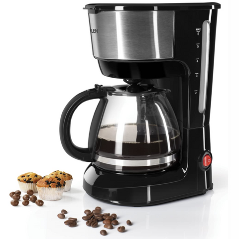 Glen 9052CM, 600 Watts Drip Brewer Coffee Maker Machine, for Home & Office Anti-drip system 750 ML (Black) Buy at only ₹3499