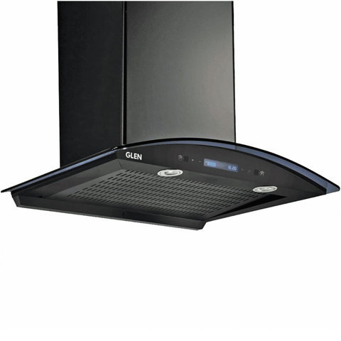 Glen 6061 MS1400 BL BLDC, 90 cm 1400 m3/hr Auto Clean Curved Glass Chimney (Black) Buy at only ₹22999
