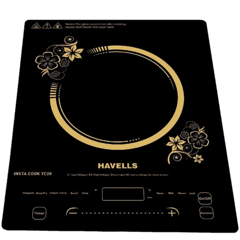 Havells Insta Cook TC20, 2000 Watts Single Induction Cooktop, Black Buy at only ₹4449