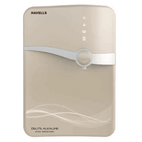 Havells Delite HR, 6.5 Ltrs Alkaline High Recovery RO + ECO + UV Alkaline Water Purifier, Beige & Silver Buy at only ₹15950