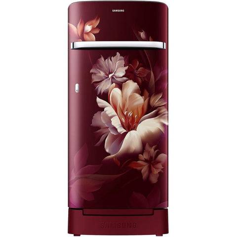 Samsung RR21C2H25RZ, 189 Ltrs Direct Cool Single Door Refrigerator, Midnight Blossom Red Buy only at ₹20299