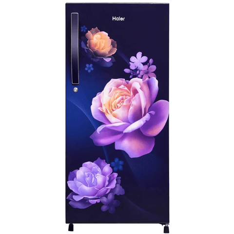 Haier 185 Ltrs 1 Star, Inverter Direct Cool Single Door Refrigerator (HRD-2061SMN-N, Marine Purple) Buy only at ₹12999