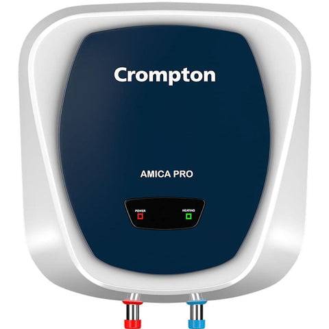Crompton 25 Ltrs Vertical Storage Water Heater Geyser (Amica Pro25, White) Buy only at ₹7299