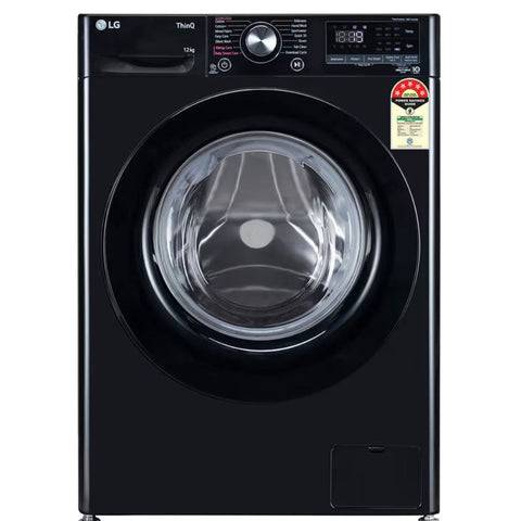 LG 12 Kg 5 Star Fully-Automatic Front Load Washing machine (FHP1412Z3O,Onyx Black) Buy only at ₹45799