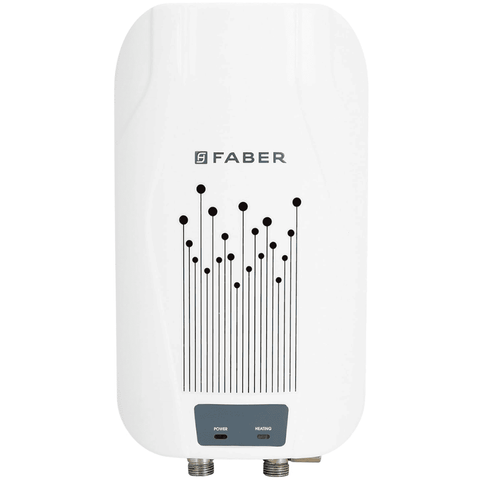 Faber 5 Ltrs Instant Wall Mounting Water Heater Geyser (FWG ZIPPY5.0, White) Buy at only ₹3799