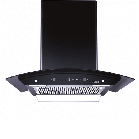 Elica WDFL 606 HAC LTW MS NERO, 60 cm 1200 m3/hr Filterless Autoclean Kitchen Chimney (Black) Buy only at ₹14599