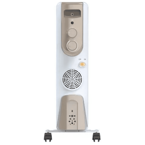 Bajaj 9 Wave Fins, 2400 Watts Oil filled Radiator Room Heater (Vienna9f, Beige & White) Buy only at ₹9999