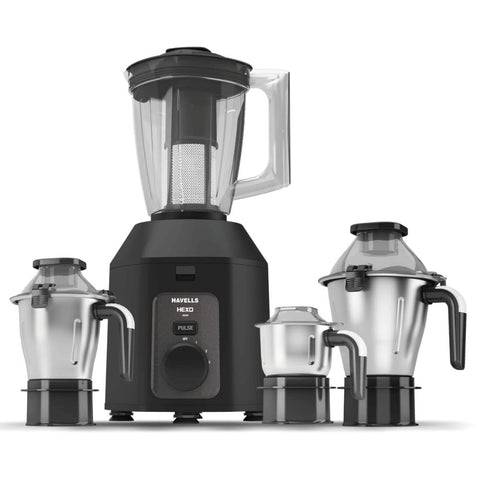 Havells MG HEXO Plus, 1100 Watt 3 Jars Mixer Grinder (Black) Buy at only ₹8304