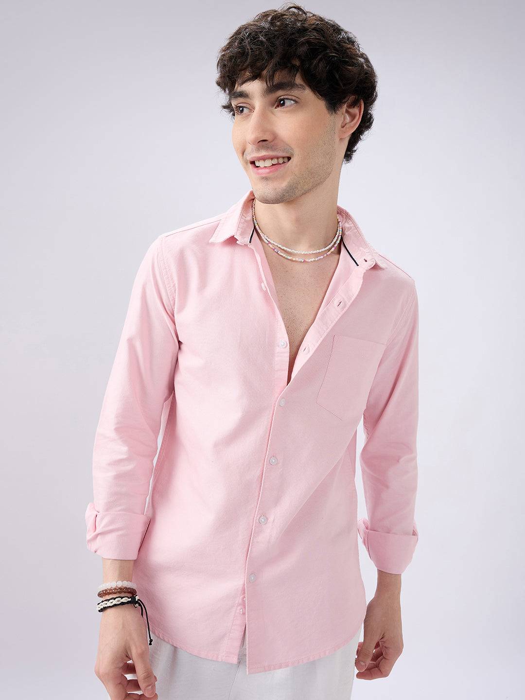 Pastel Pink Workday Essential Shirt Buy only at ₹699